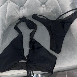 Fashion Nova Swim Black Medium